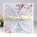 New Wedding Card Marriage Card Design Laser Cut Pink Invitation Wholesale